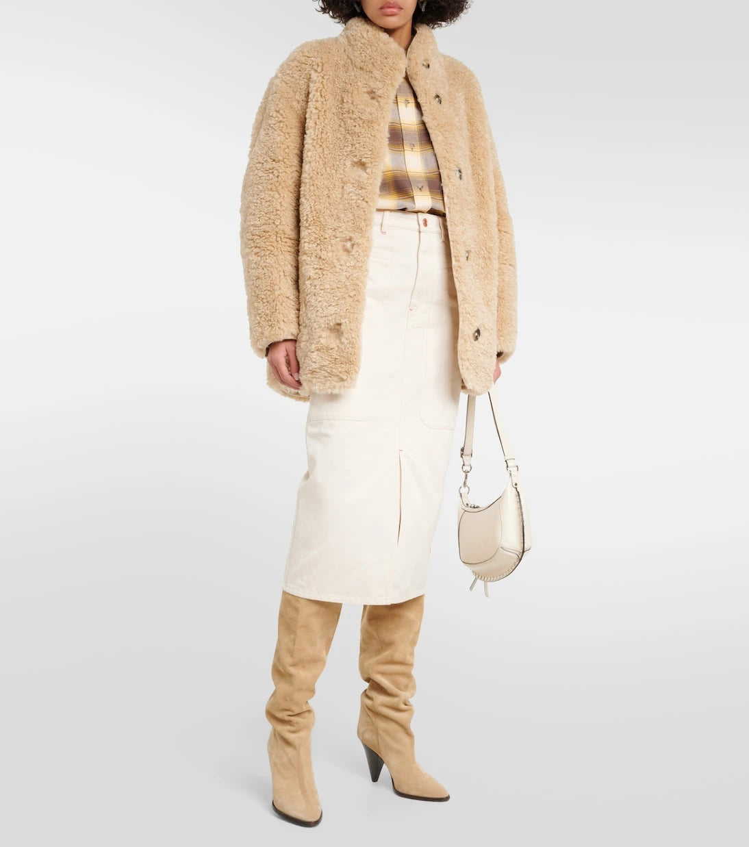 Marant Etoile - Flozia cotton midi skirt