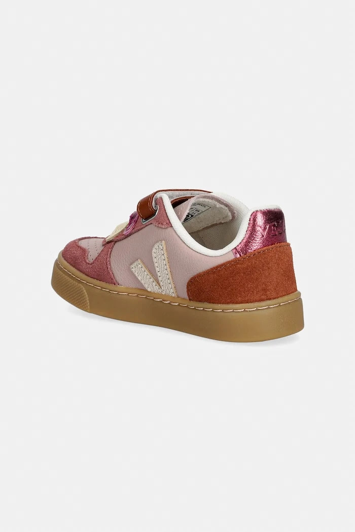 Veja Small V-10 маратонки за деца от кожа