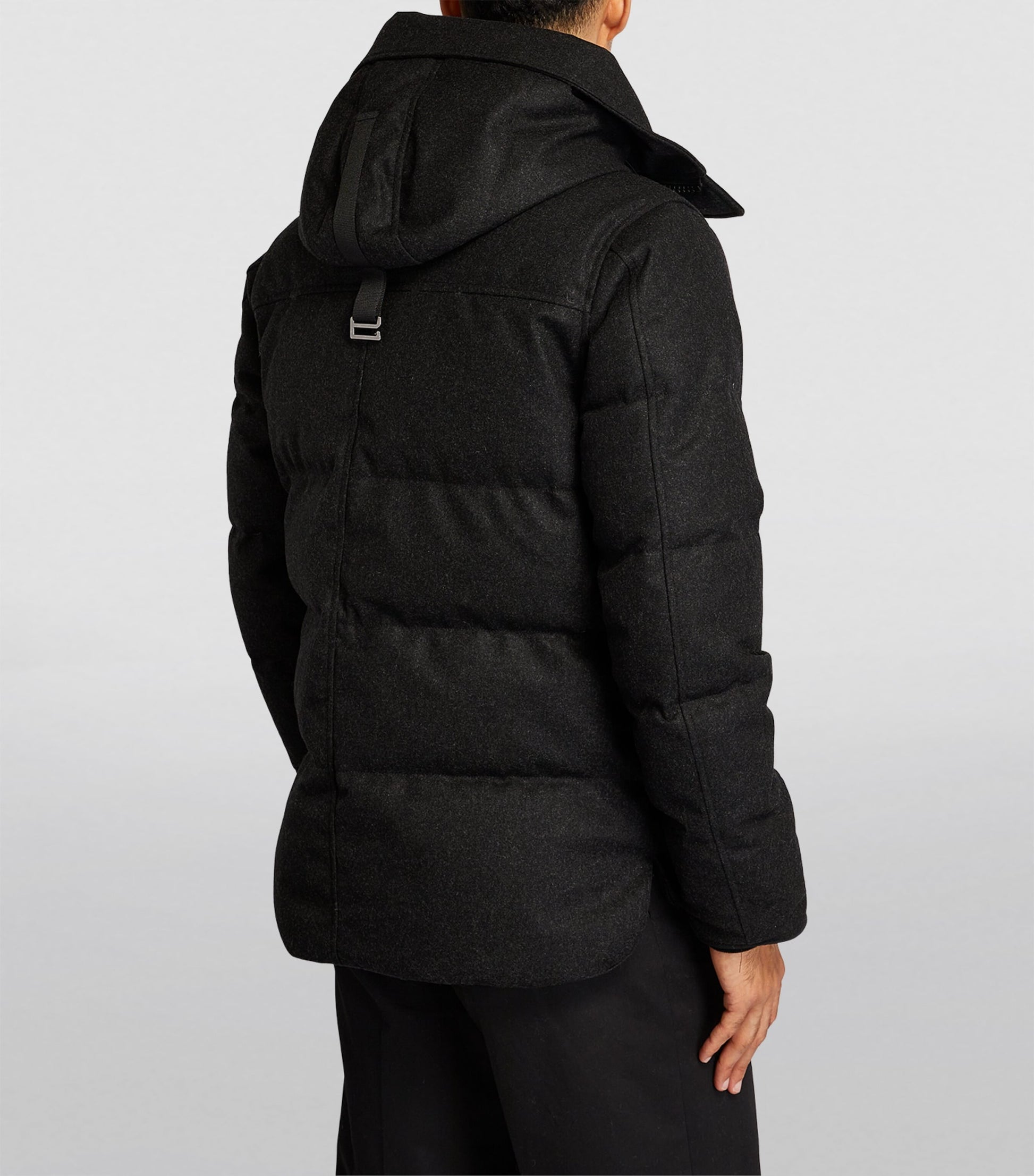 Canada Goose Black Lawrence Hooded Puffer Jacket