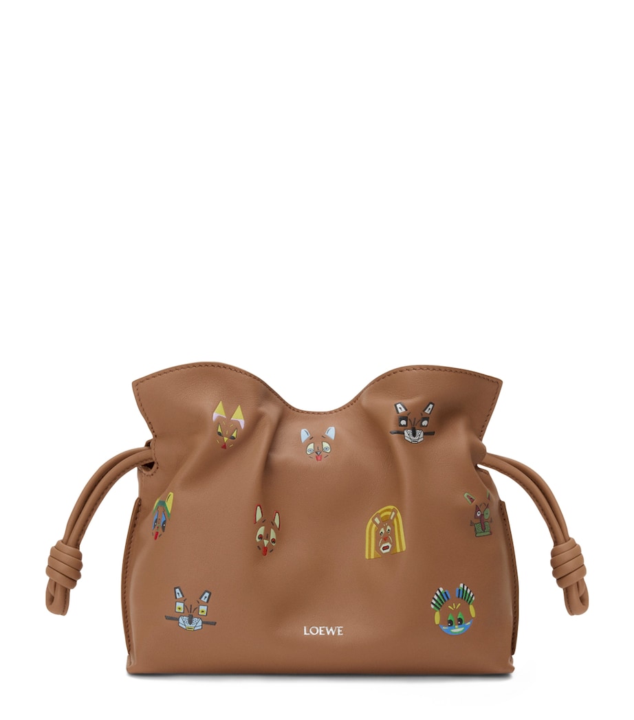 LOEWE x Louis Wain Mini Leather Flamenco Purse