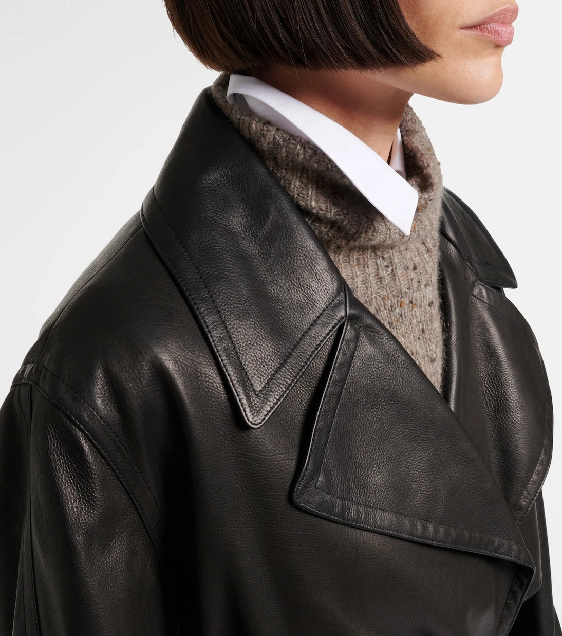The Row - Siempra leather coat
