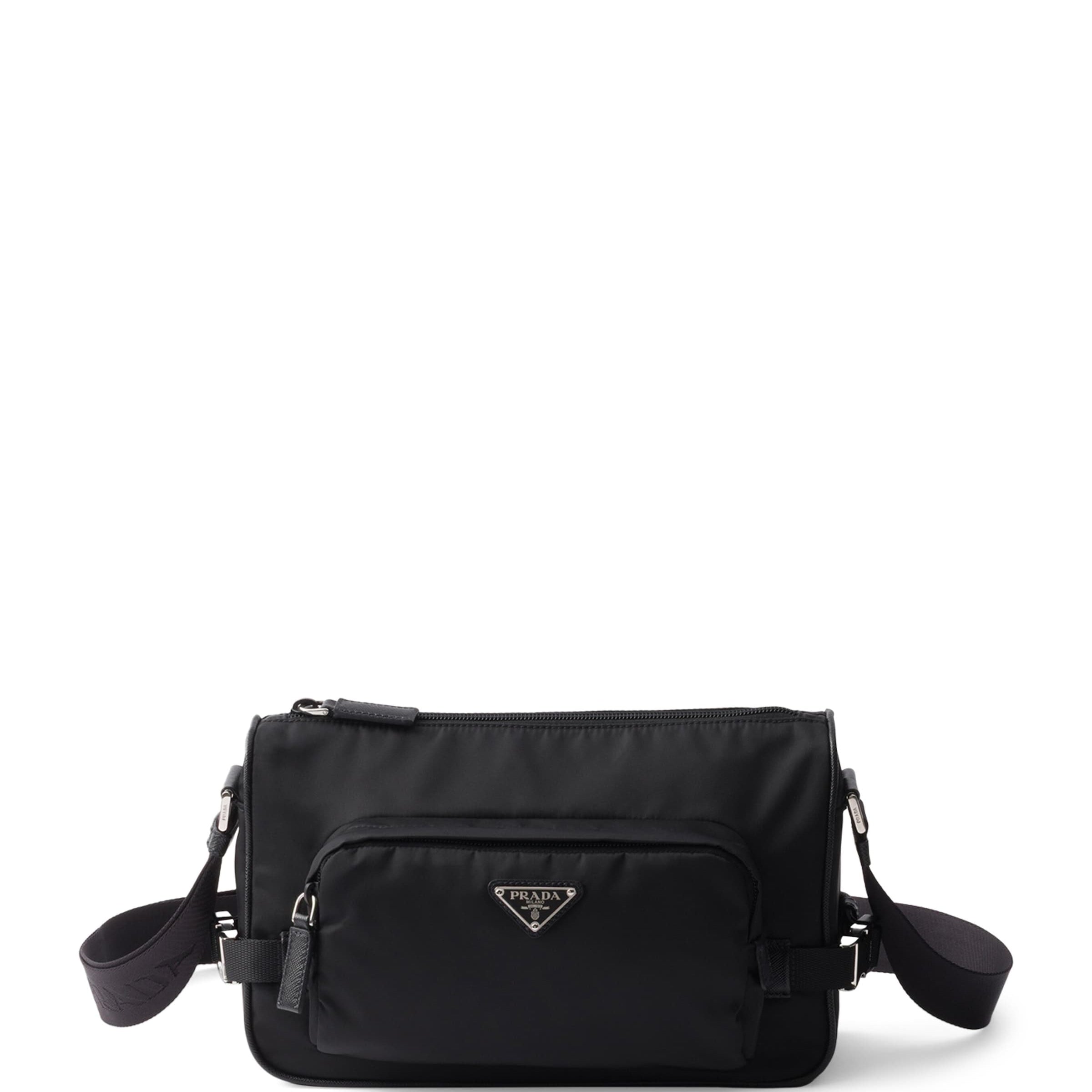 Prada Medium Re-Nylon and Leather Messenger Bag