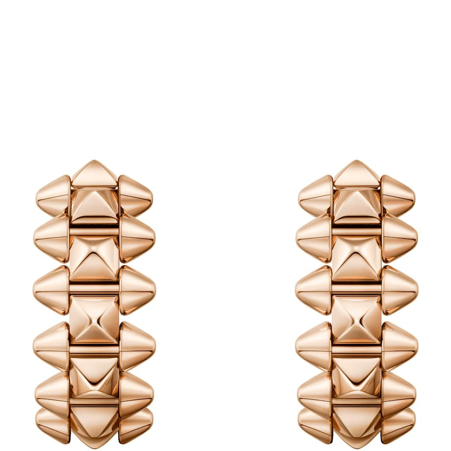 Small Rose Gold Clash de Cartier Hoop Earrings