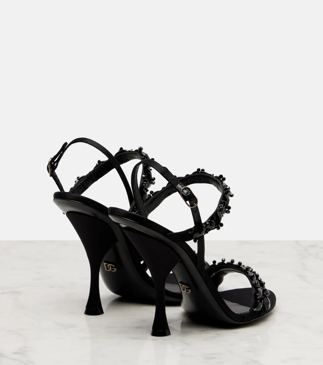 Dolce&Gabbana - 105 embellished satin sandals