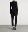 Balmain Black Wool Buttoned Basque Jacket