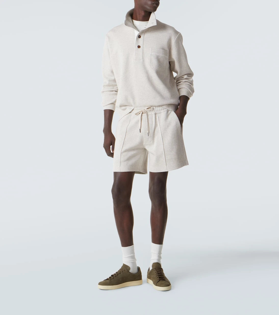 Tom Ford - Cotton, silk, and cashmere shorts
