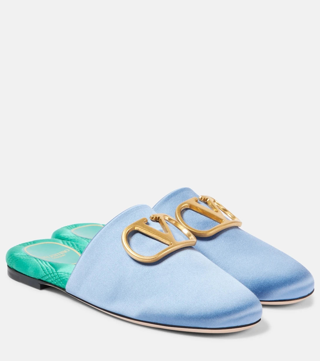 Valentino Garavani - VLogo Signature satin slides