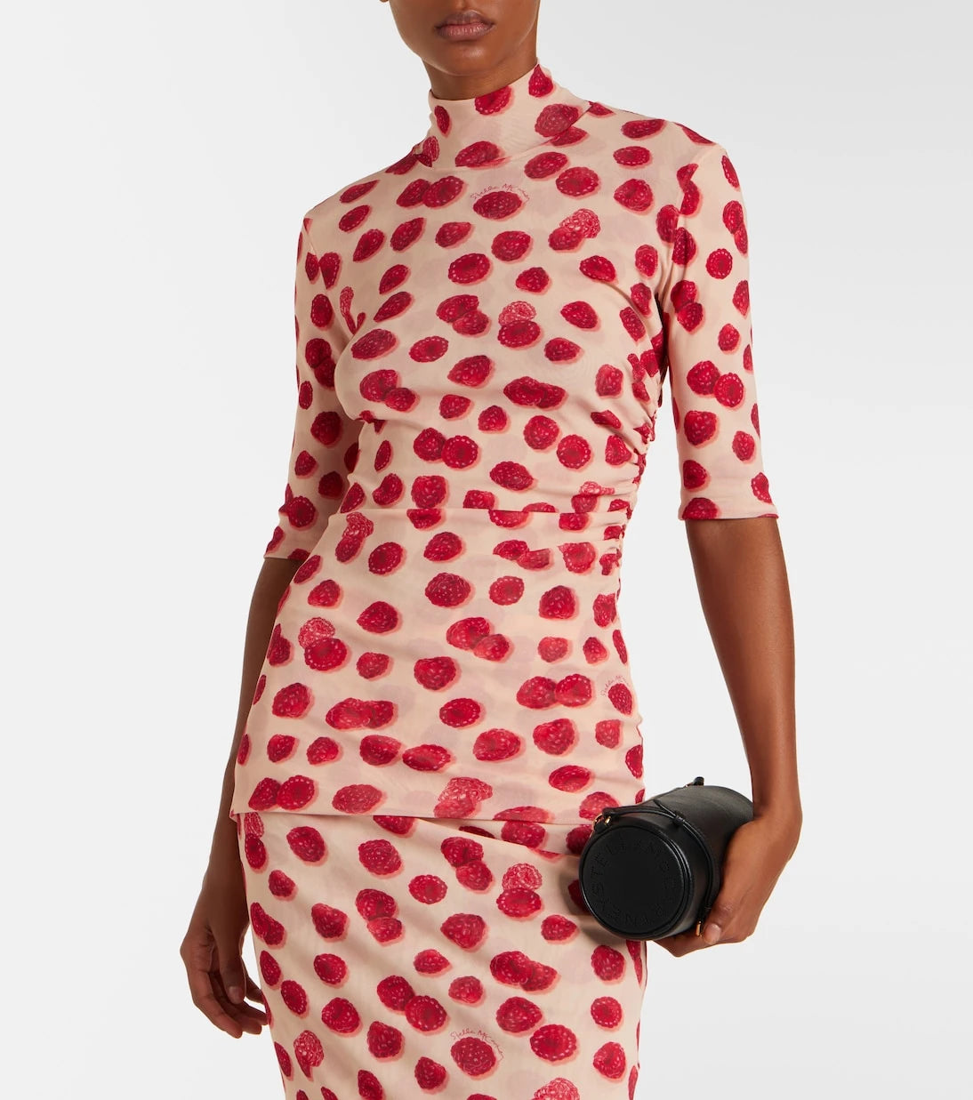 Stella McCartney - Printed mesh T-shirt