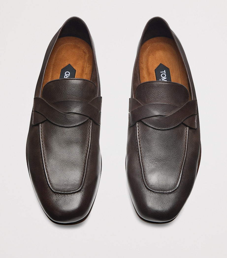 TOM FORD Leather Loafers