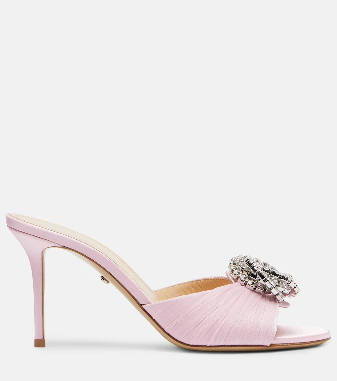 Mach & Mach - Galaxy 85 embellished satin mules