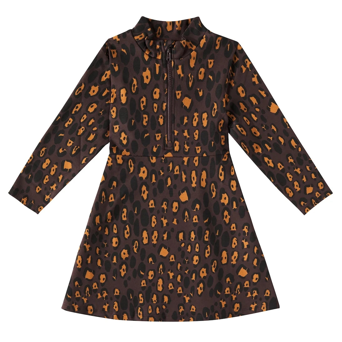 Mini Rodini - Leopard cotton-blend dress