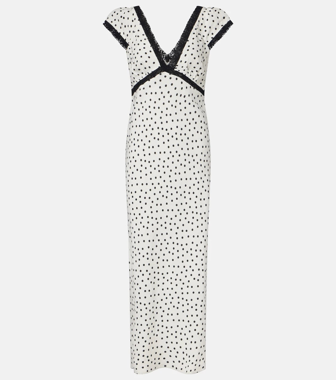 Rixo - Iggy polka-dot linen-blend maxi dress