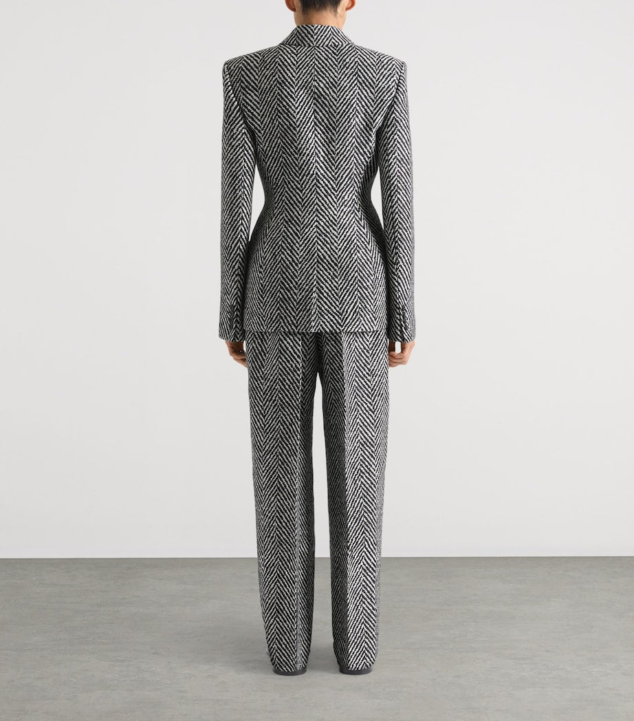 Givenchy Multi Wool-Blend Double-Breasted Jacket