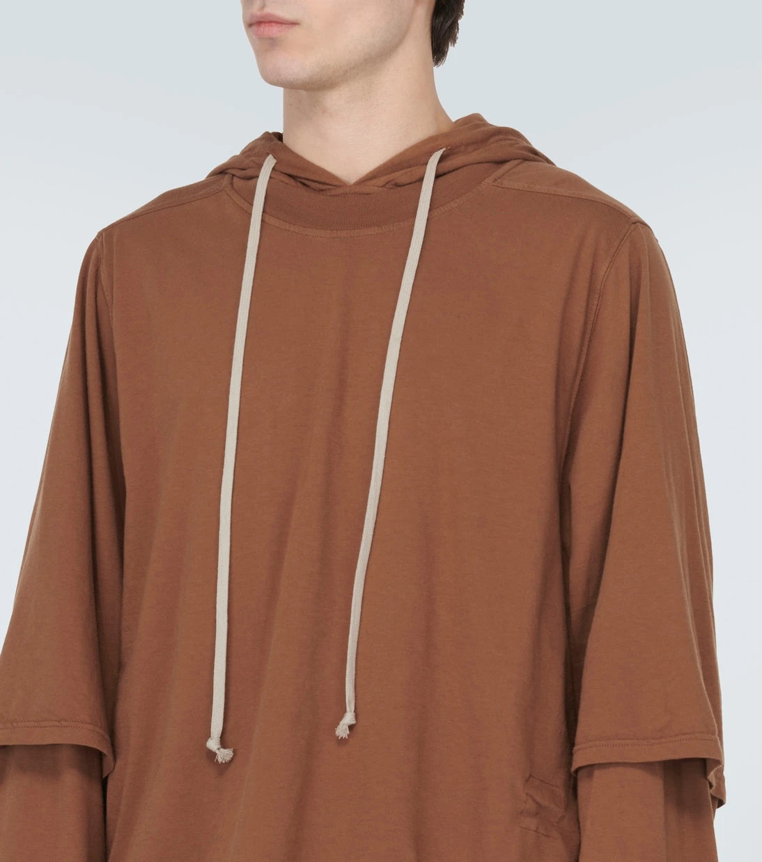 Rick Owens - Cotton jersey hoodie