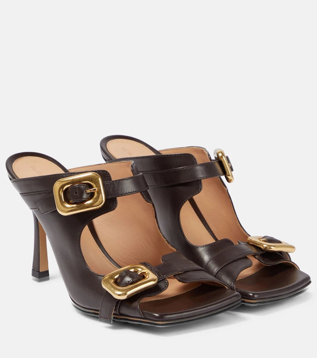 Bottega Veneta - Leather mules