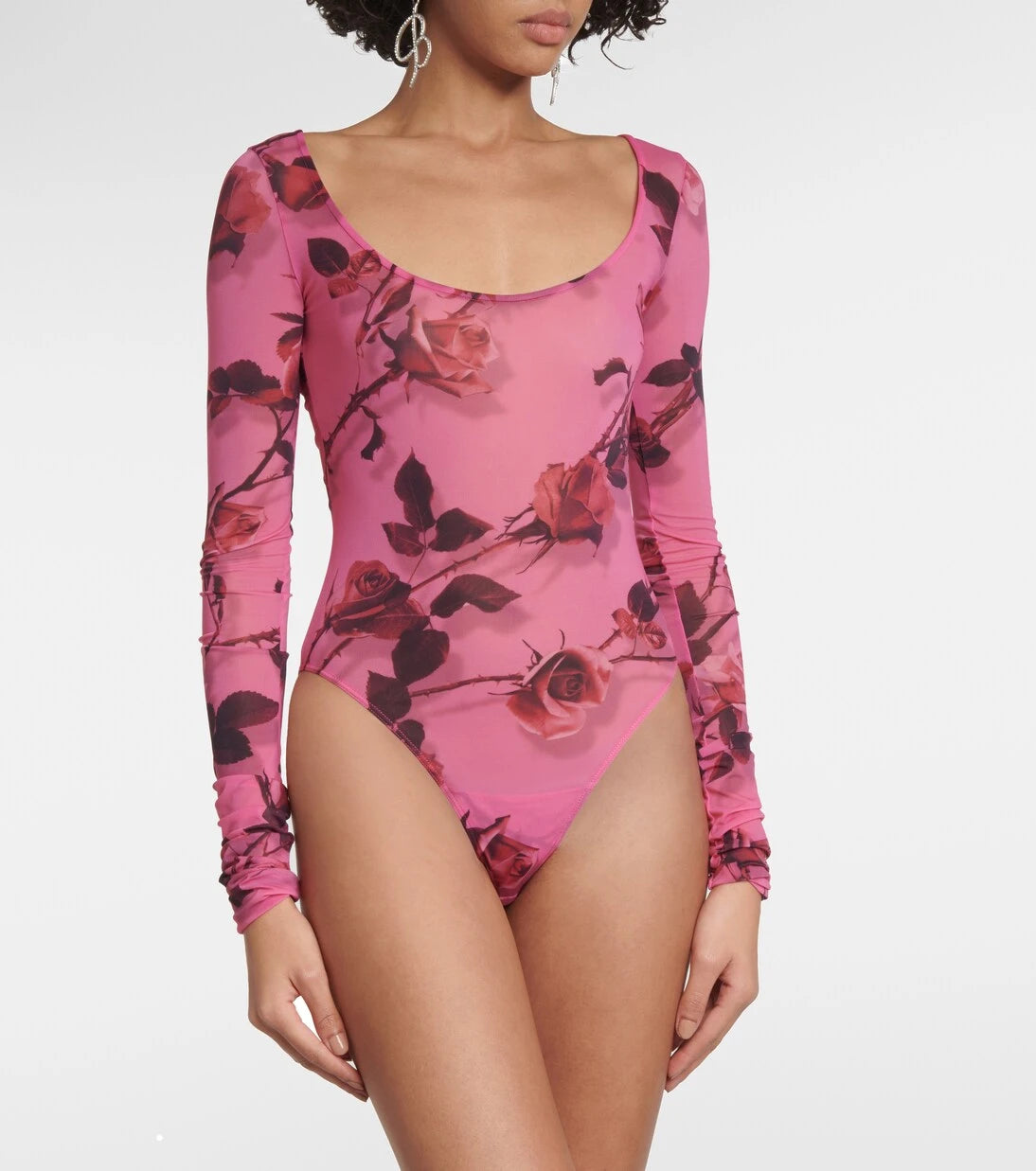 Blumarine - Floral printed bodysuit