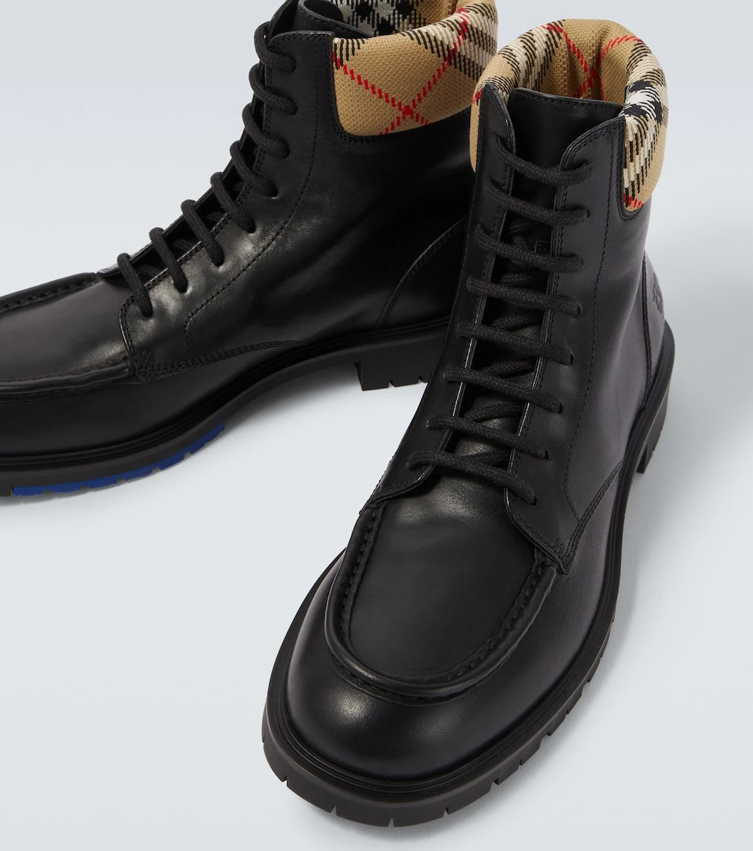 Burberry - Rogue leather combat boots