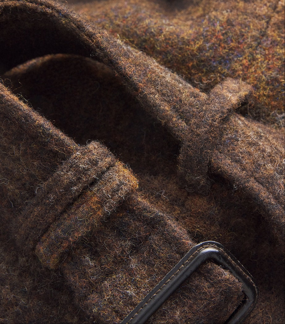 Tartan Belted Coat BROWN