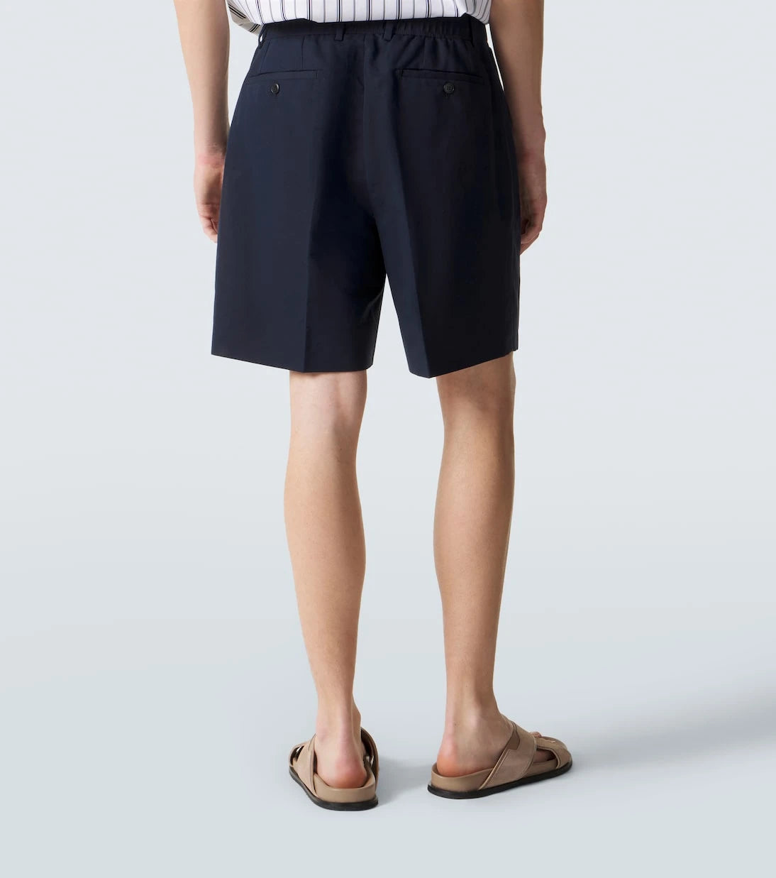 Brioni - Linen and cotton shorts