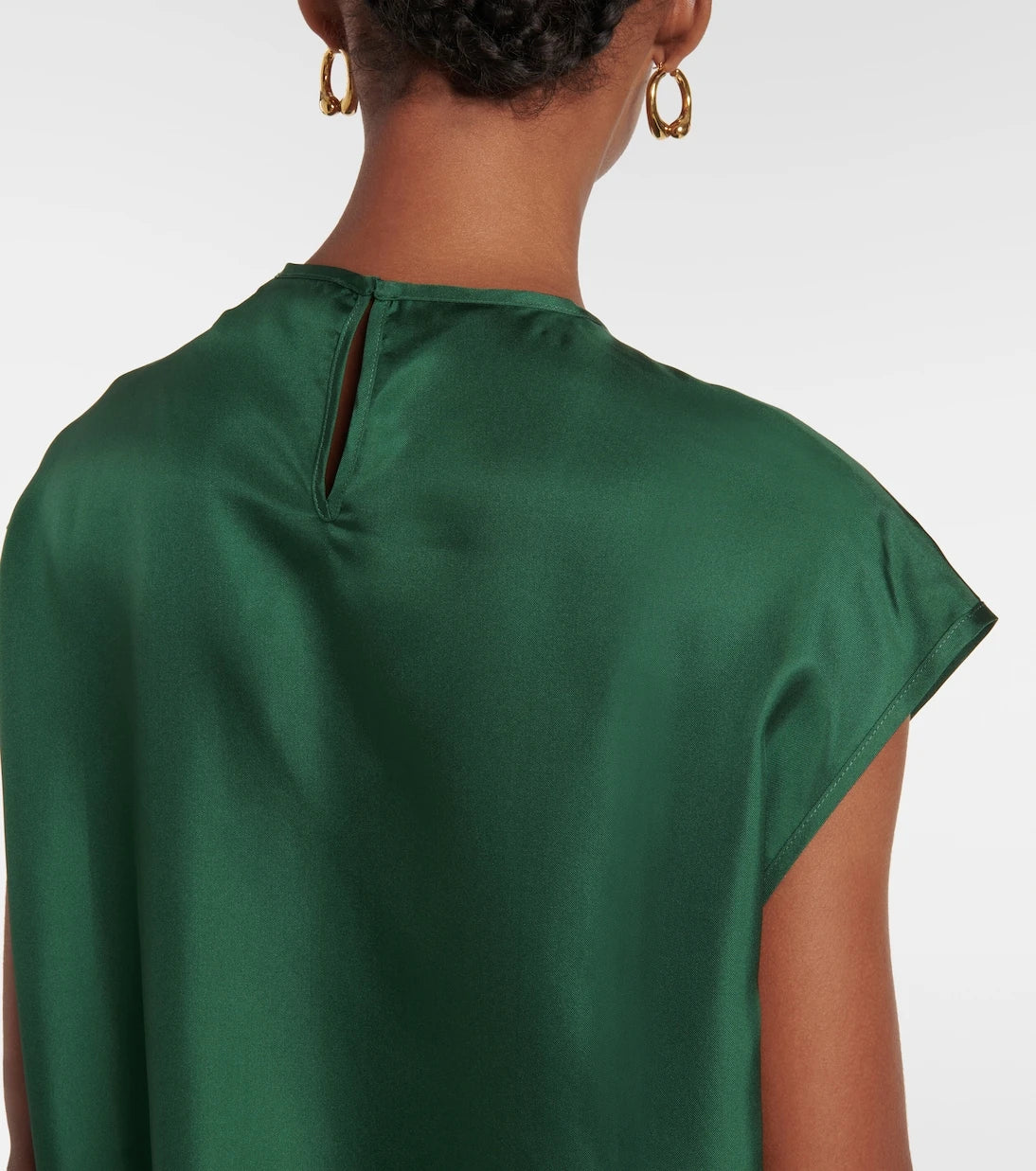 Asceno - Dasha silk twill top