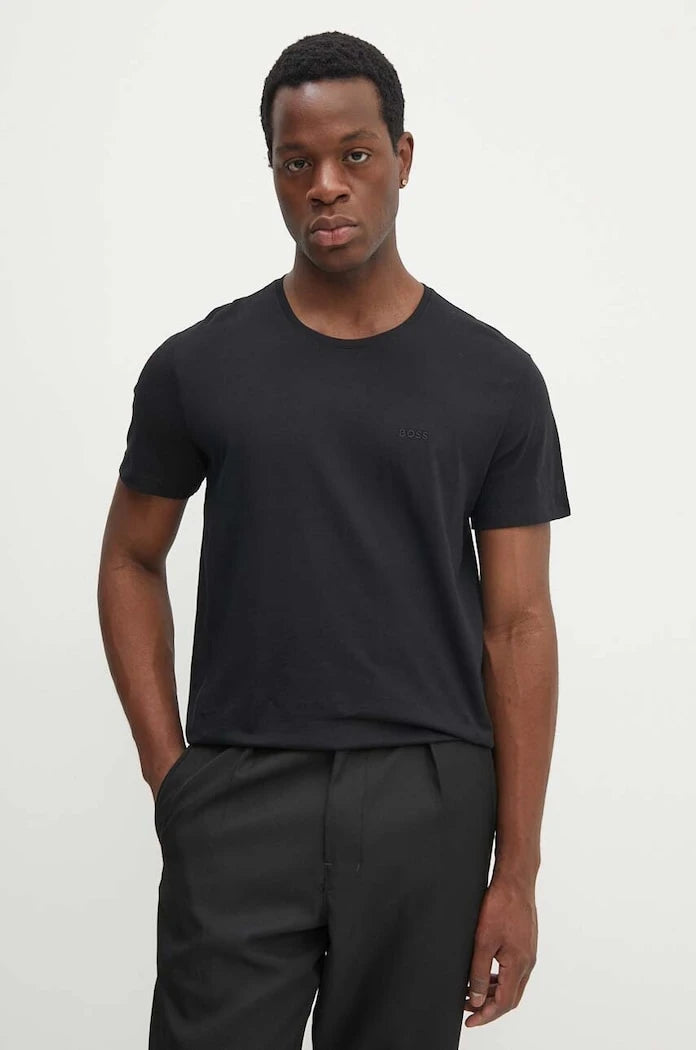 Памучна тениска BOSS (2 броя) TShirtRN 2P Comfort