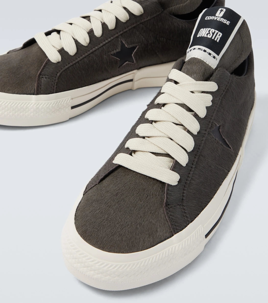 Rick Owens - x Converse calf hair sneakers