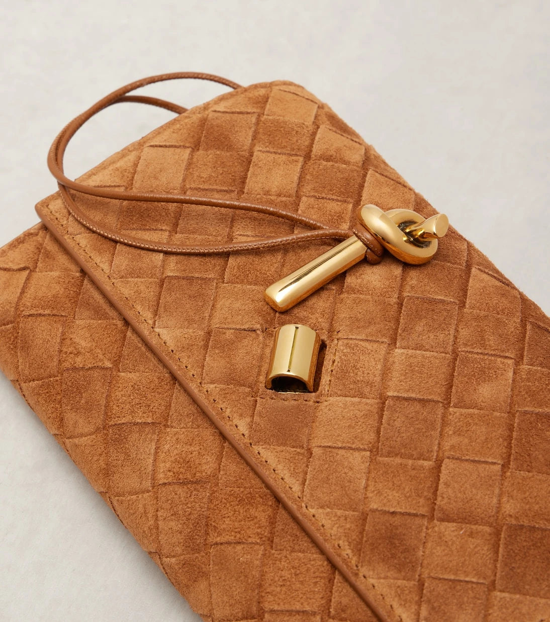 Bottega Veneta - Andiamo Intrecciato Mini pouch with strap