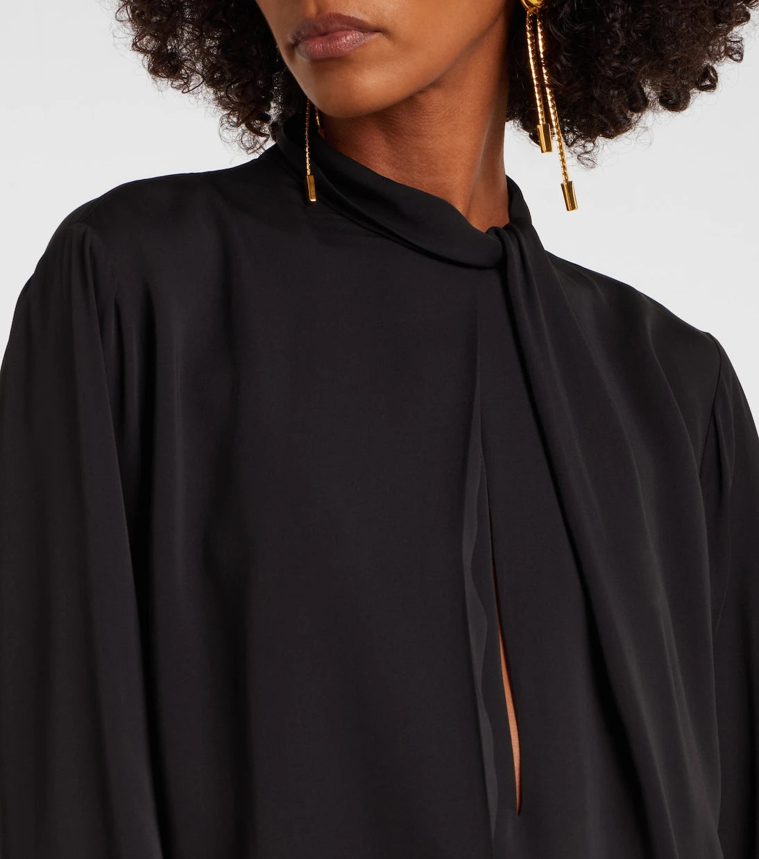 Tom Ford - Draped silk satin blouse