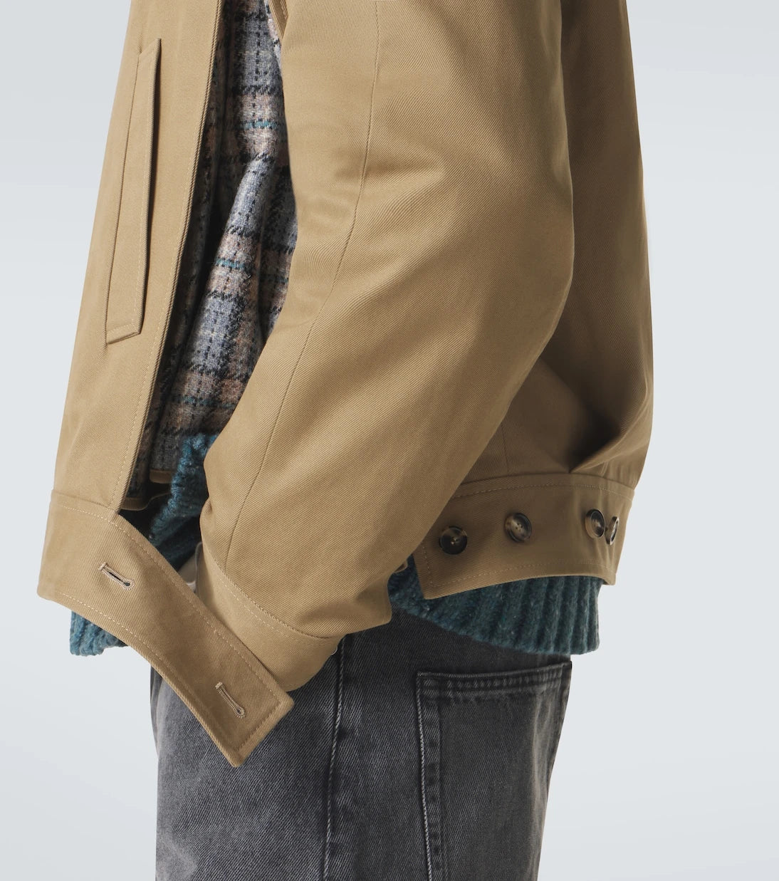 Loewe - Layered cotton gabardine jacket