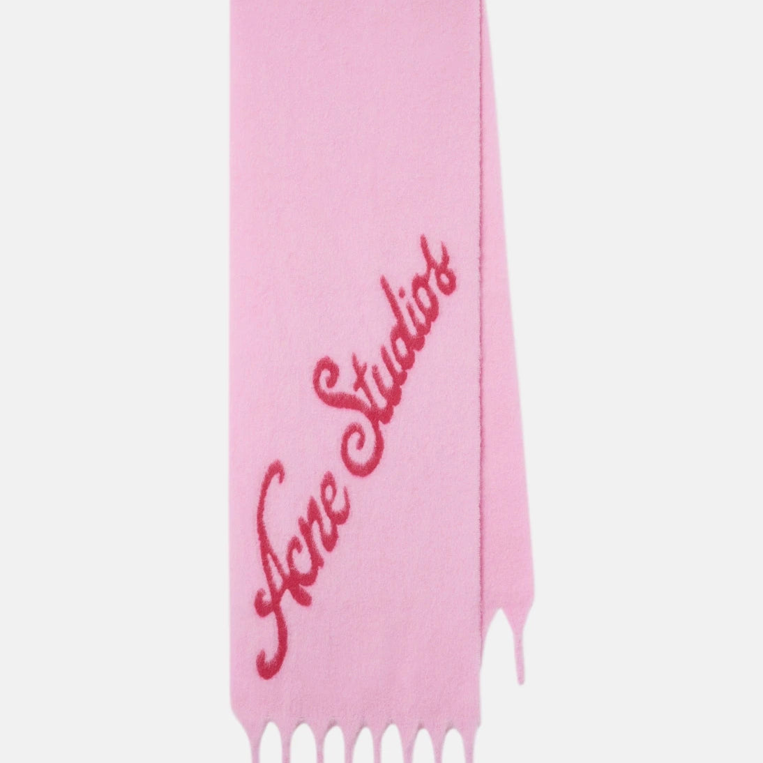 Acne Studios - Logo alpaca-blend fil coupé scarf