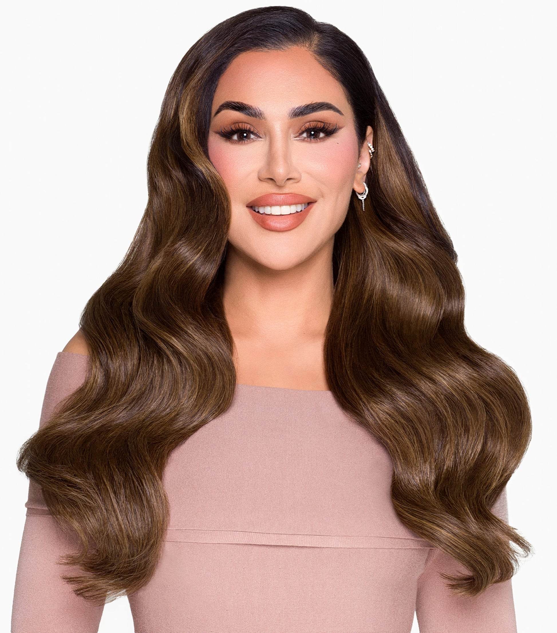 Beauty Works x Huda BARELY THERE Clip-In Hair Extensions Set (20")