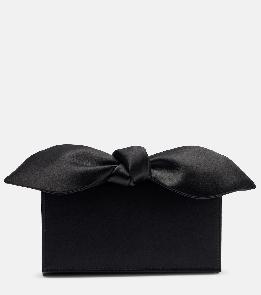 Aquazzura - Bow Tie Mini satin clutch