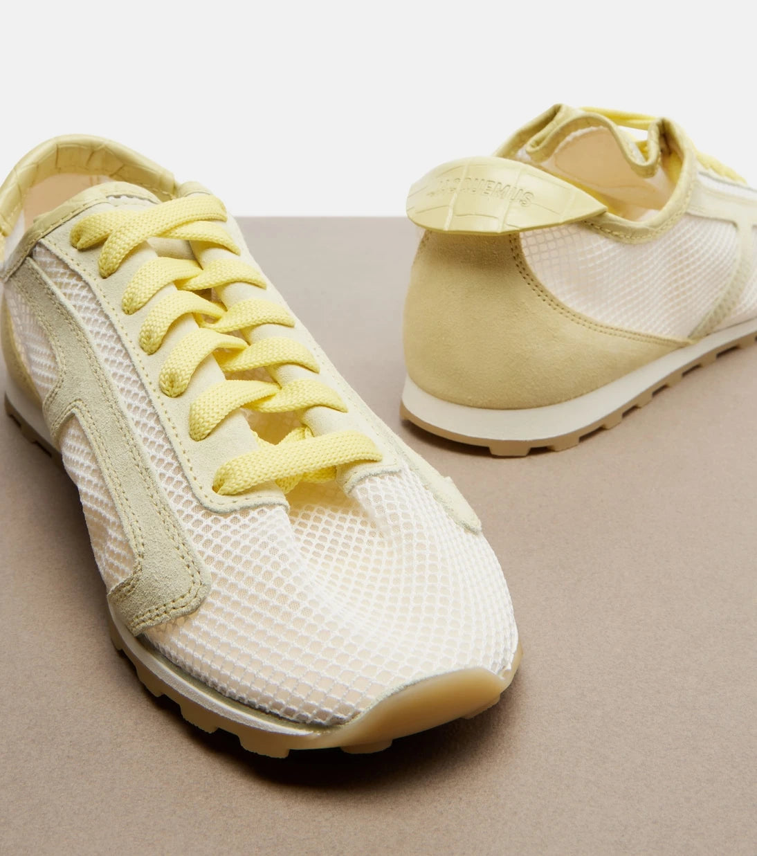 Jacquemus - Tennis leather-trimmed sneakers