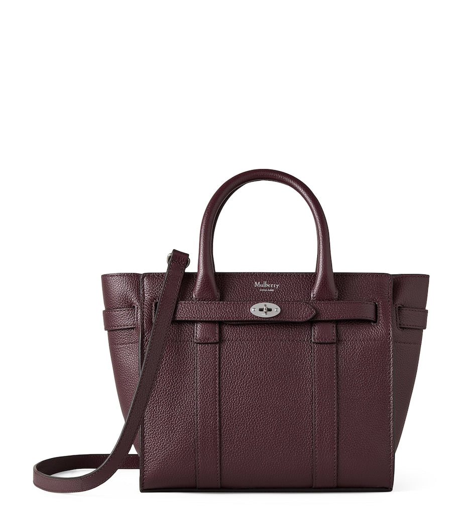 Mulberry Mini Bayswater Cross-Body Bag BLACK CHERRY