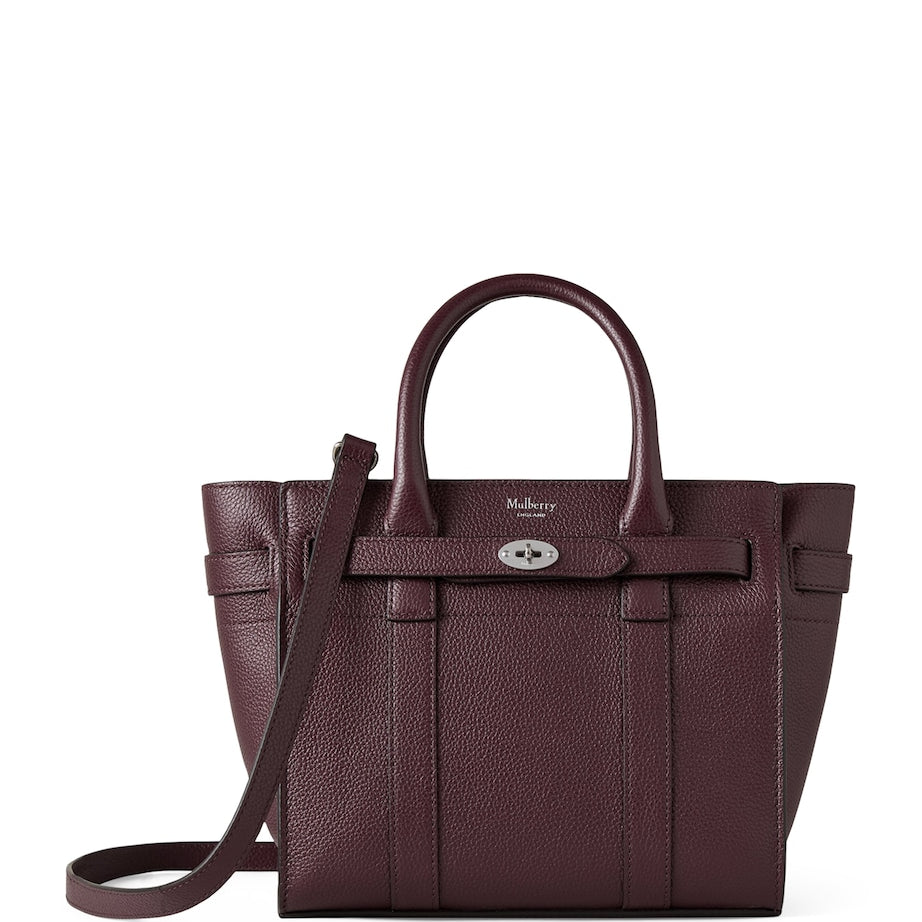 Mulberry Mini Bayswater Cross-Body Bag BLACK CHERRY