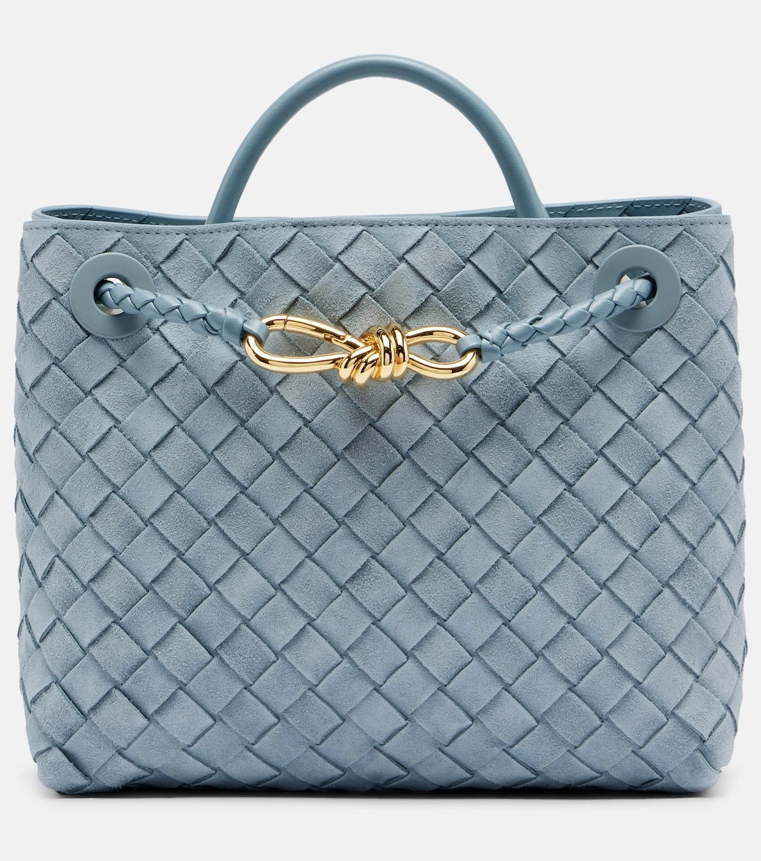 Bottega Veneta - Andiamo Small suede top-handle bag