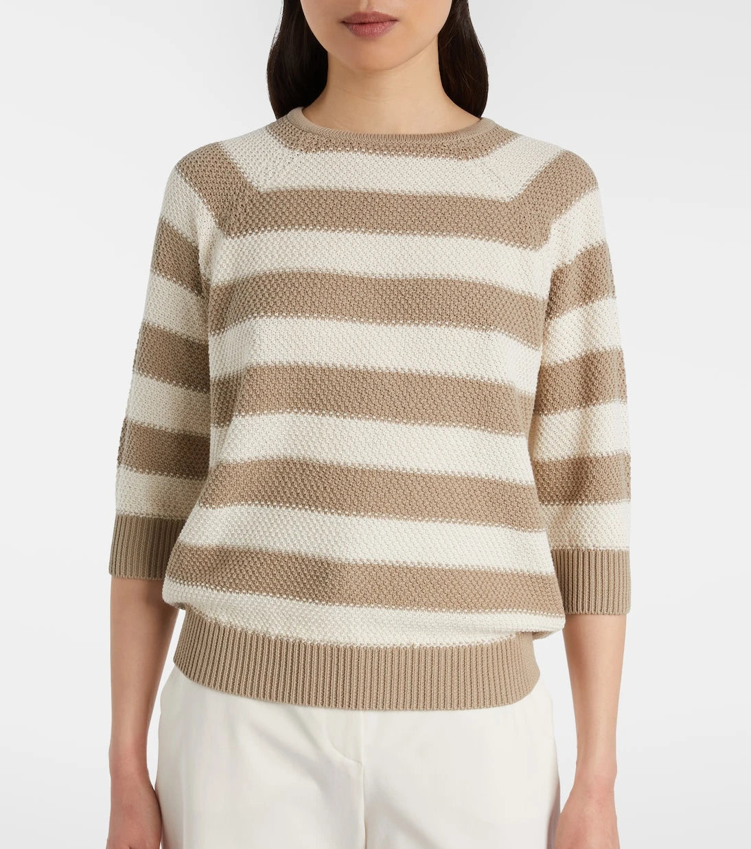 Max Mara - Ellisse striped cotton sweater
