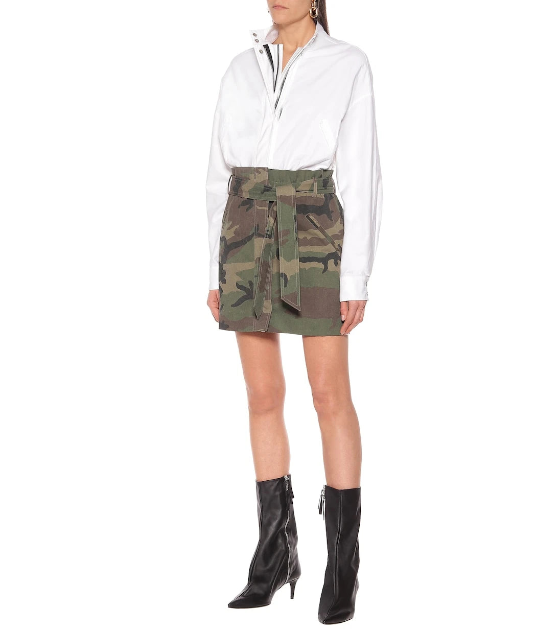 Rta - Niccola camo-print minidress