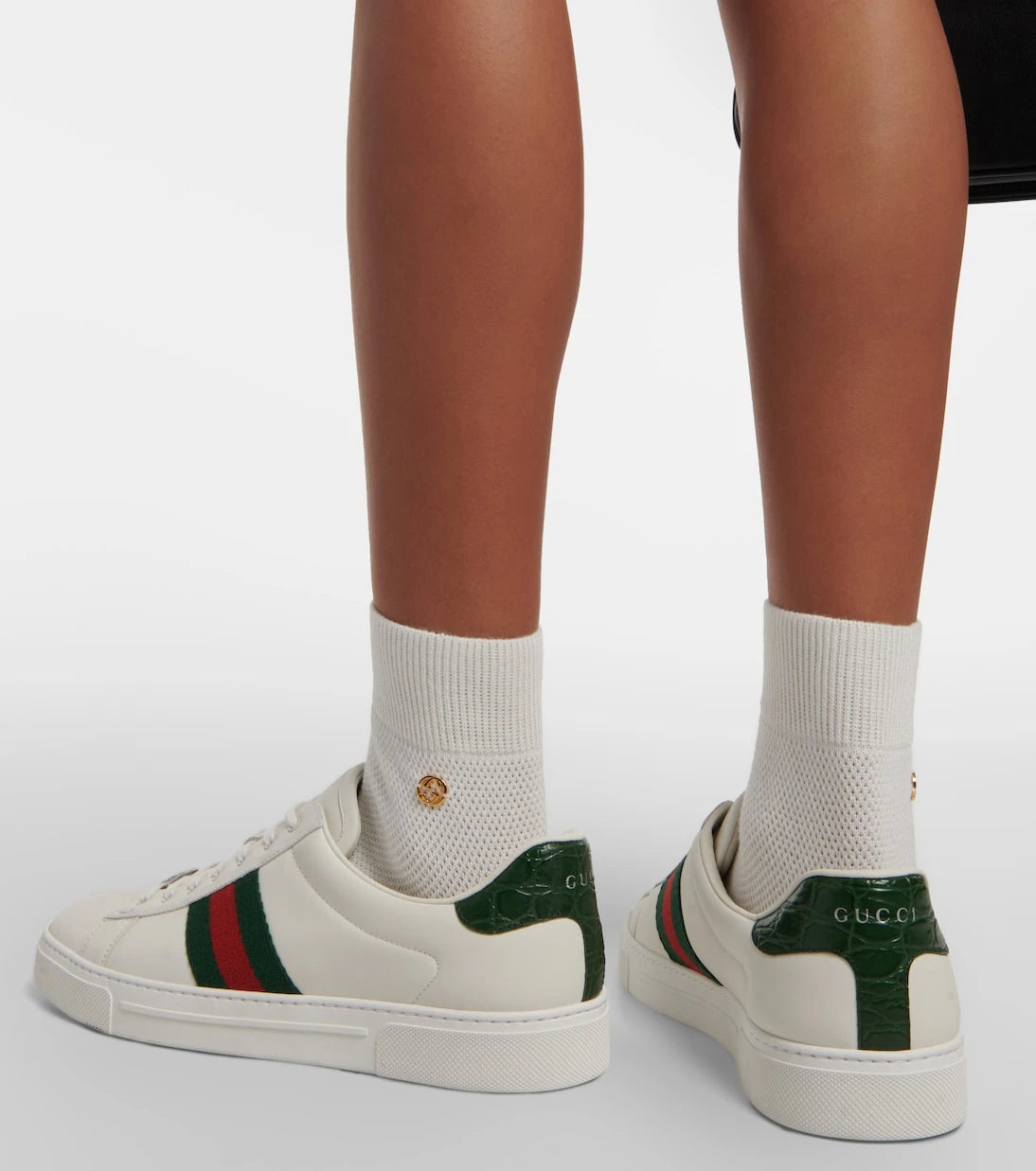 Gucci - Ace leather sneakers