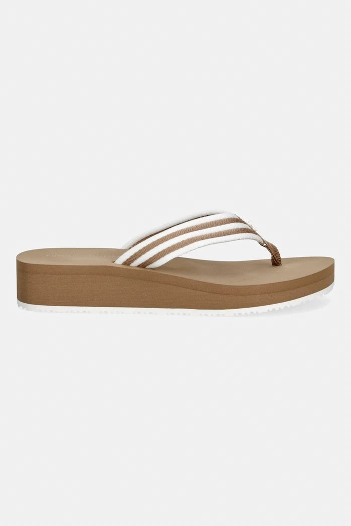 Tommy Hilfiger Kadın Parmak Arası Terlik TH STRIPE SUMMER SANDAL