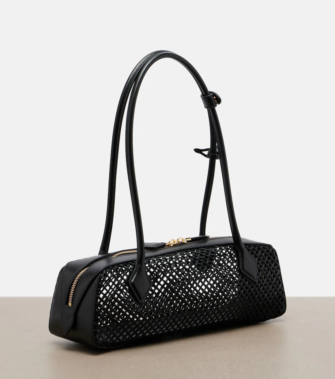 Alaïa - Le Teckel Medium woven leather shoulder bag