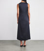 Weekend Max Mara Blue Satin Maxi Dress