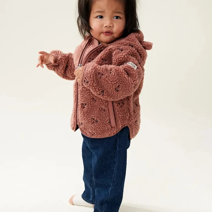 Бебешко яке Liewood Mara Pile Jacket With Ears