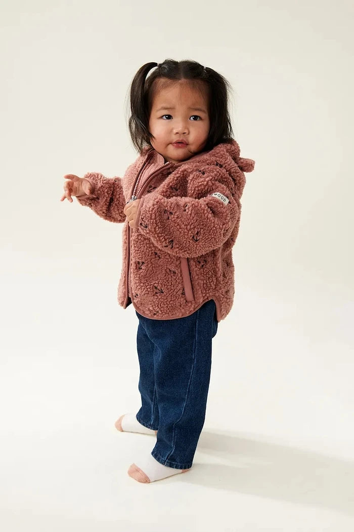 Бебешко яке Liewood Mara Pile Jacket With Ears