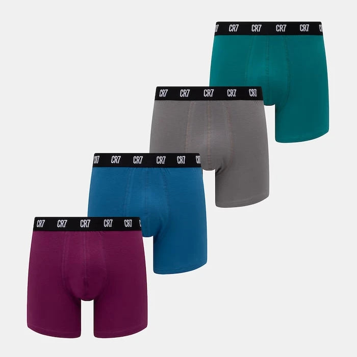 CR7 Cristiano Ronaldo erkek pamuklu ve elastanlı dar boxer 4 adet