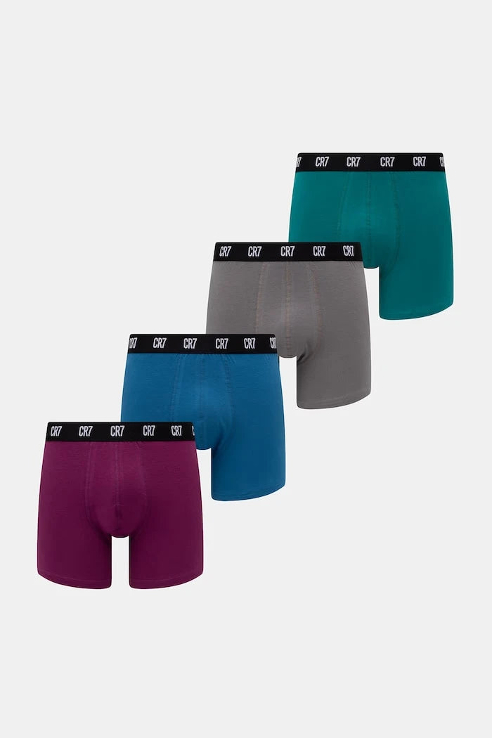 CR7 Cristiano Ronaldo erkek pamuklu ve elastanlı dar boxer 4 adet