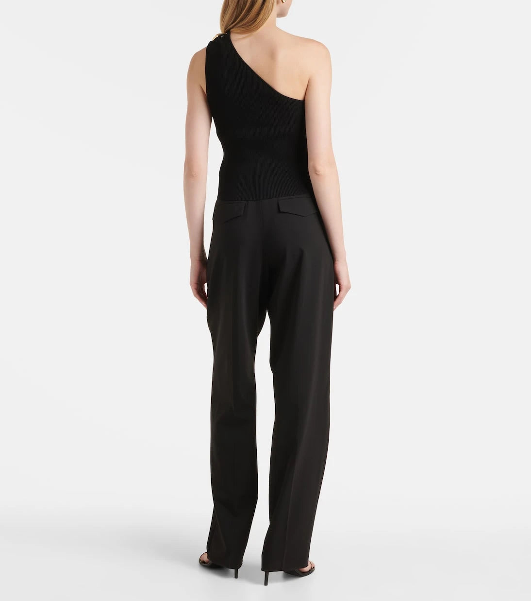 Simkhai - Fenix ribbed-knit one-shoulder top