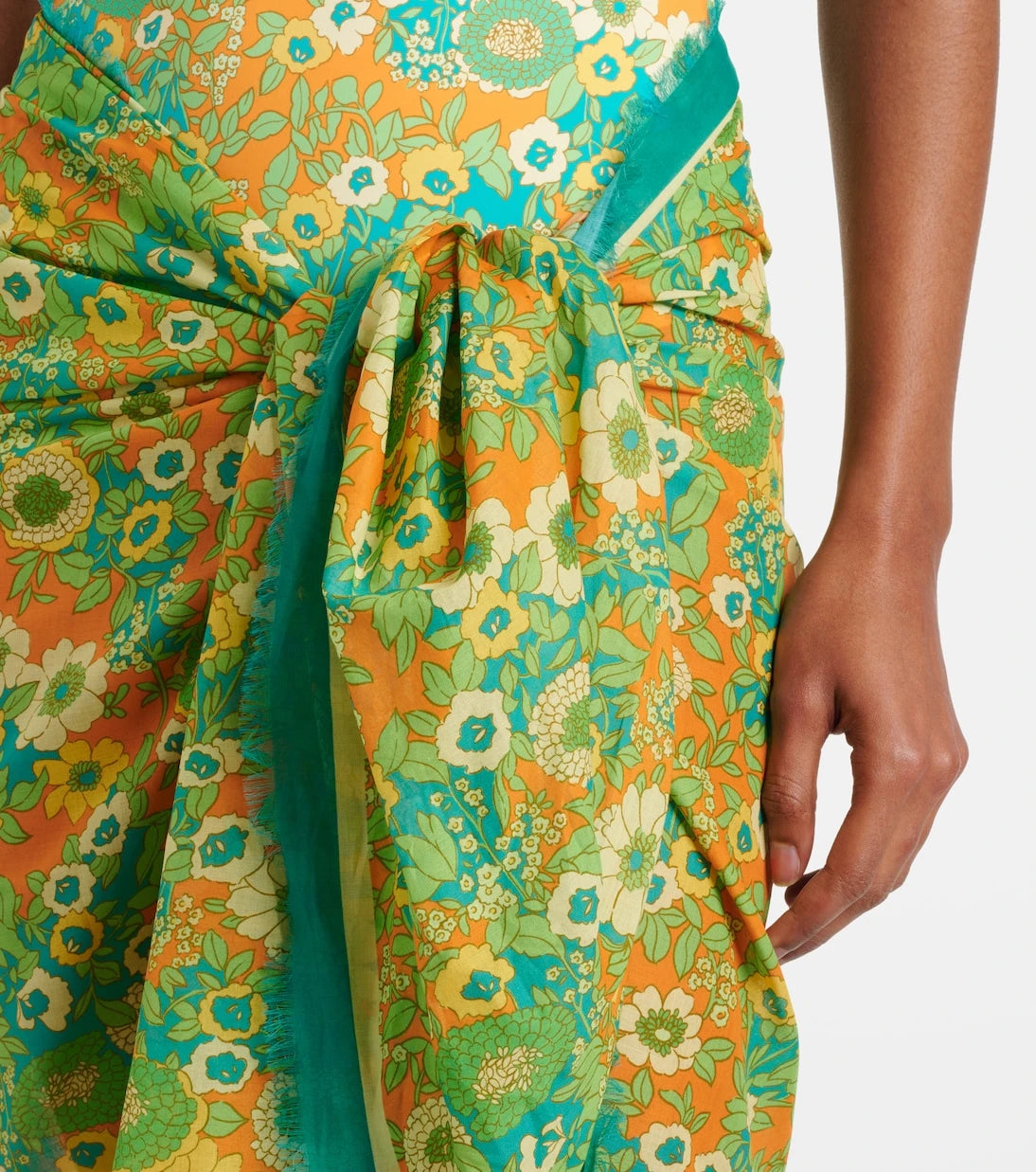 Alémais - Jeff printed cotton beach cover-up
