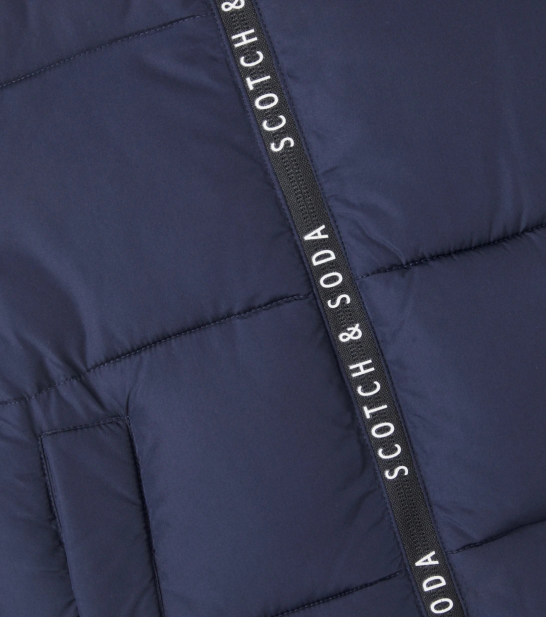 Scotch & Soda Kids - Hooded puffer jacket