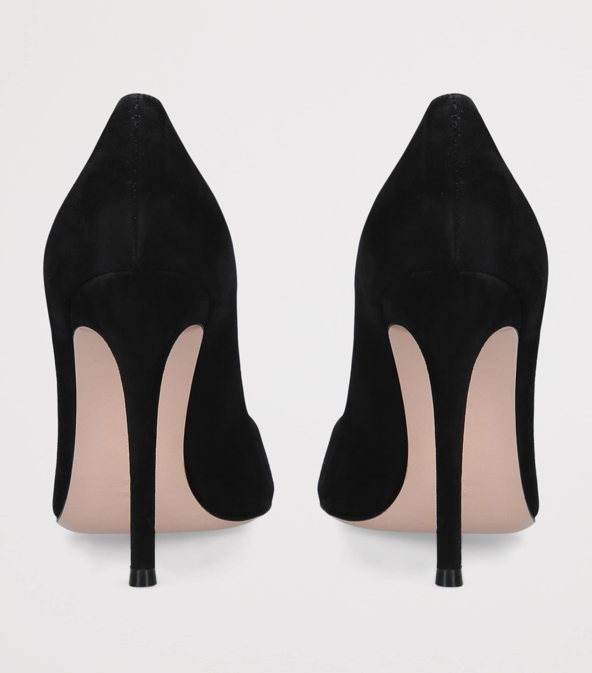 Black Suede Gianvito Pumps 105